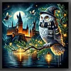 Owl Castle-11CT Stamped Cross Stitch 40*40cm tapestrymarket