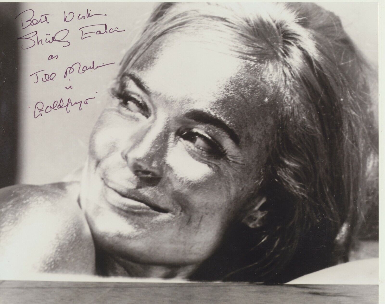 Shirley Eaton In Person signed 10 x 8