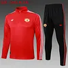 2025/2026 Manchester United Half-Pull Training Suit Red Football Shirt 1:1 Thai Quality