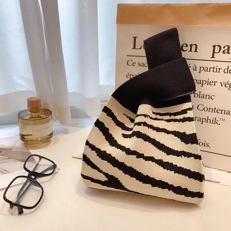 Korean Style Spring And Summer New Arrival Women’s Bag Handbag Bag Fashionable Simple Niche Knitted Bag Vesel Bag Crossbody Bag