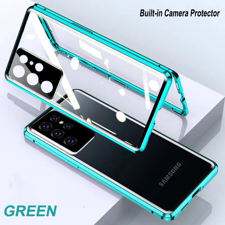 Mcphai Magnetic Tempered Glass Double Sided Phone Case