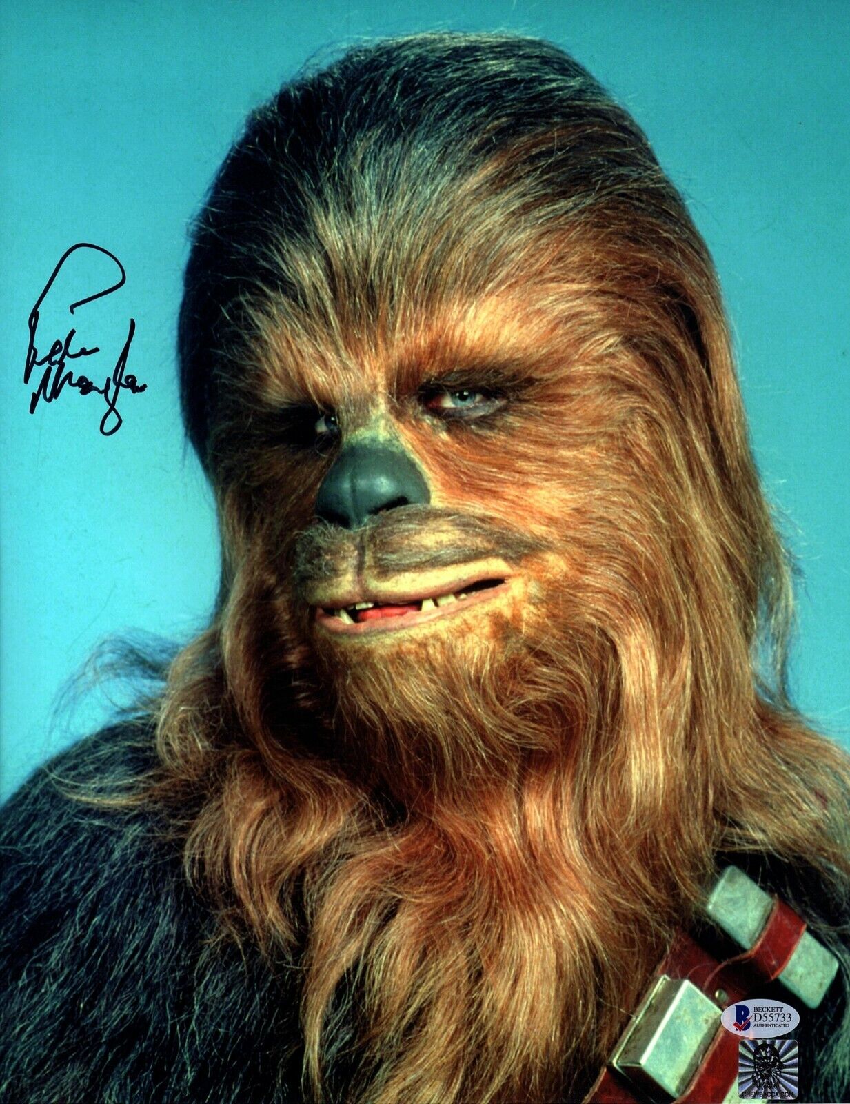 PETER MAYHEW Signed STAR WARS Chewbacca