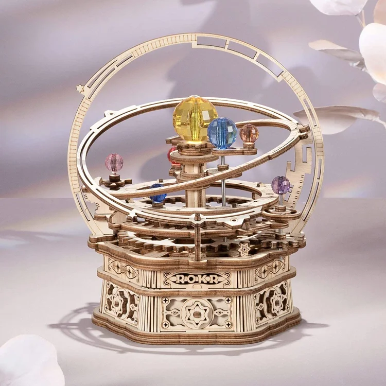 Model Music Box Mechanical Starry Night