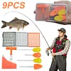 9Pcs Carp Fishing Bait Needle Baiting Rigging Needle Driller Fishing Accessories