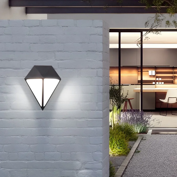 Creative Geometric LED Waterproof Modern Outdoor Wall Lamp Wall Lights Fixture - Appledas