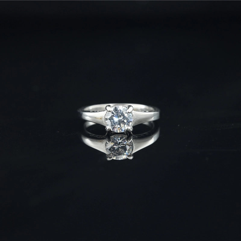 Retro Geometric Titanium Steel Rings