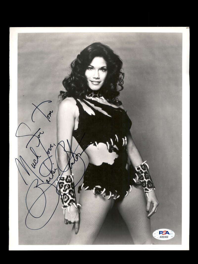 Barbi Benton PSA DNA Coa Signed 8x10 Photo Poster painting Autograph