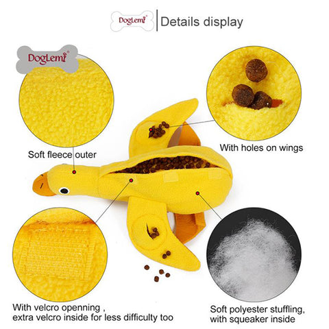 Pet duck toy