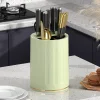 Home Kitchen 360 Degrees Rotating Knifes Chopsticks Storage Organizer