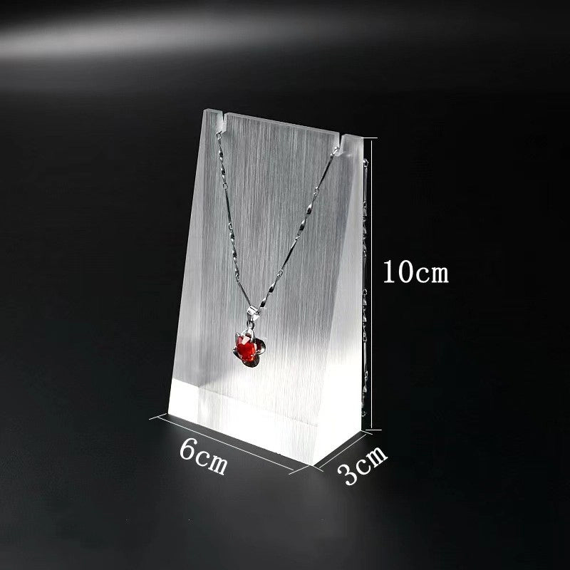 1 Piece 1 Set Arylic Minimalist Transparent Jewelry Rack