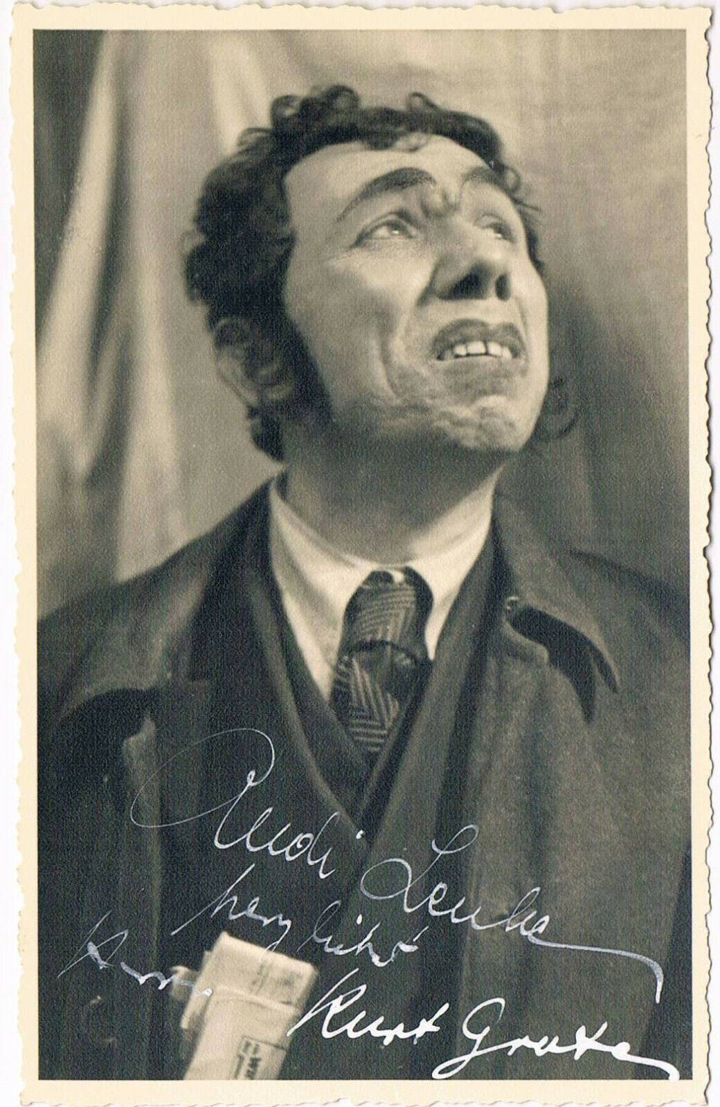 Rudi Lenke autograph signed postcard Photo Poster painting 3.5x5.5