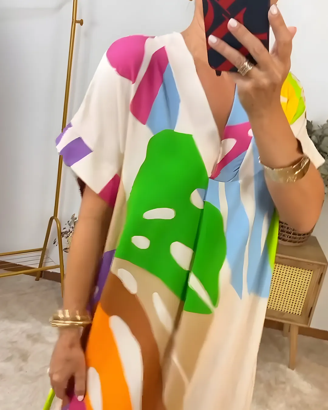 Emelia - Abstract Print Dress