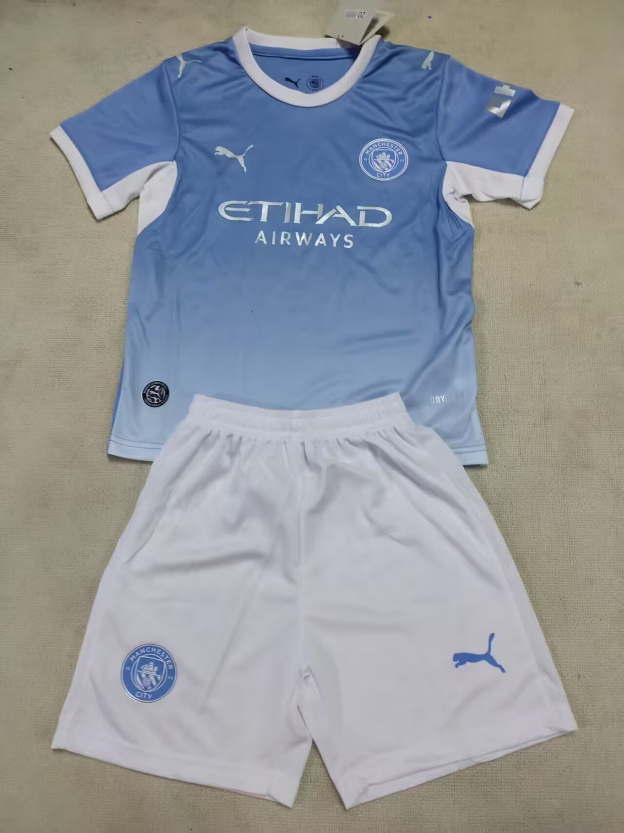 2026/2027 Kids Size Manchester City Home Football Shirt 1:1 Thai Quality