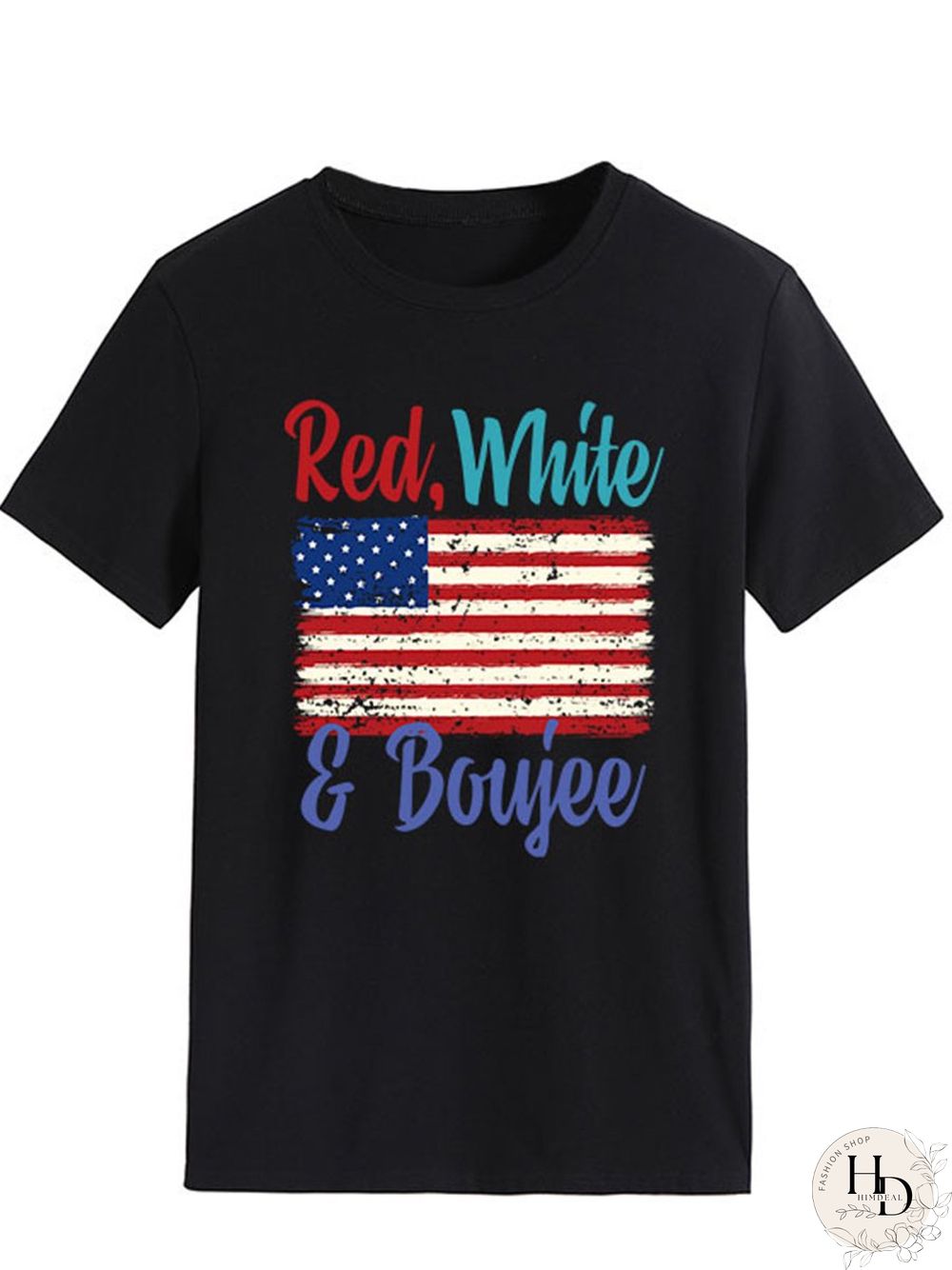 Lettered Print T-shirt P13256