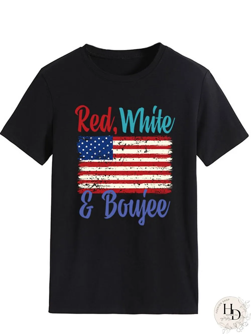 Lettered Print T-shirt P13256