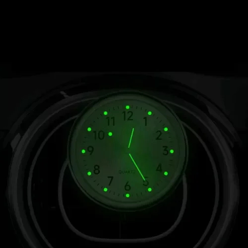 Dronehint Glow in Dark Mini Clock Stick-On Auto Dashboard Parts Car Interior Accessories (For: Acura) Parts