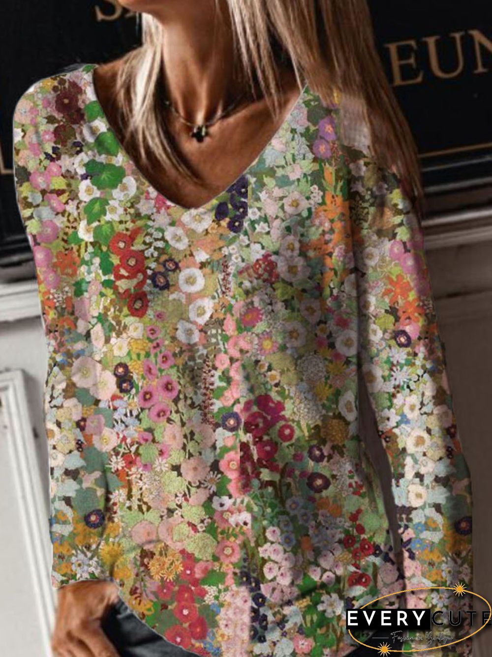 Long Sleeve Boho Tops