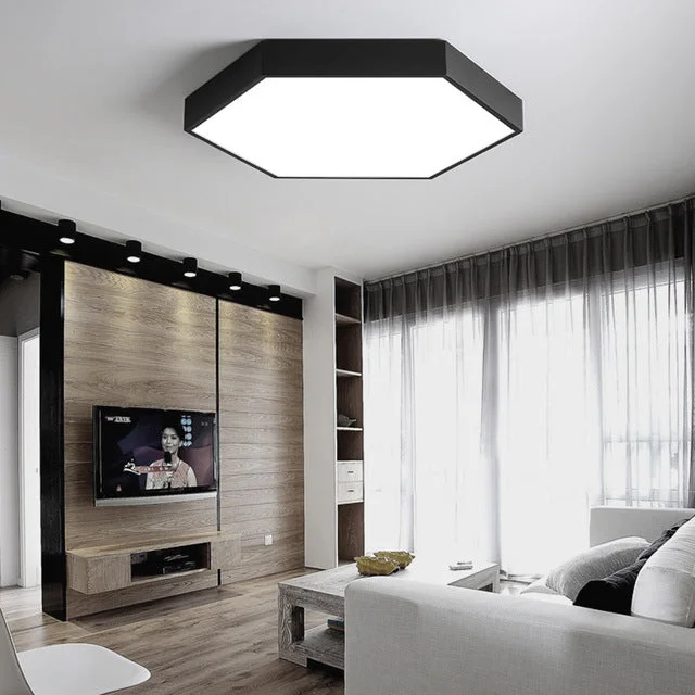 Modern Led Ceiling Lights For Indoor Lighting Plafon Led Square Ceiling Lamp Fixture For Living Room Bedroom Luminaria Teto