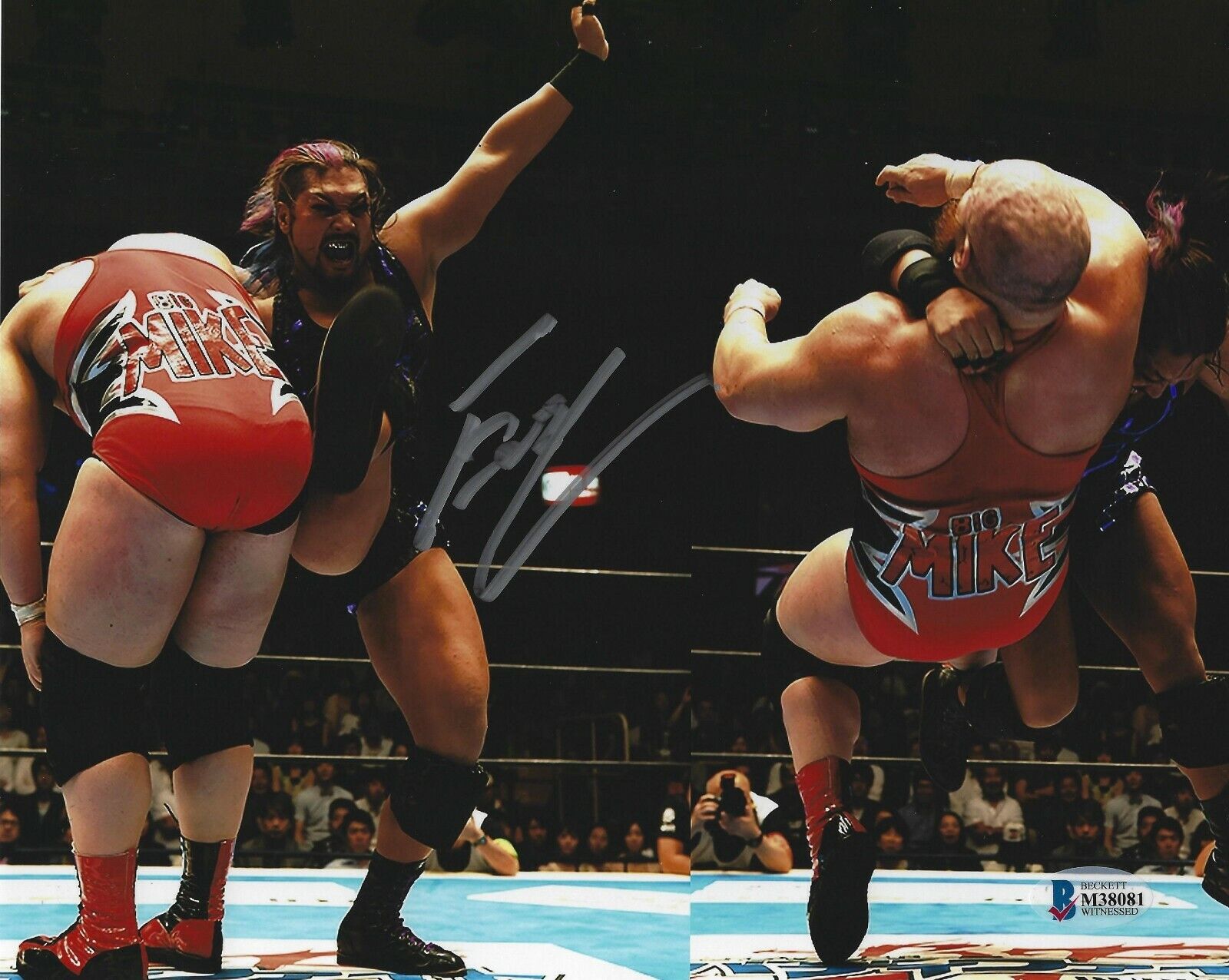 Evil Signed 8x10 Photo Poster painting BAS Beckett COA New Japan Pro Wrestling Picture Auto'd 81