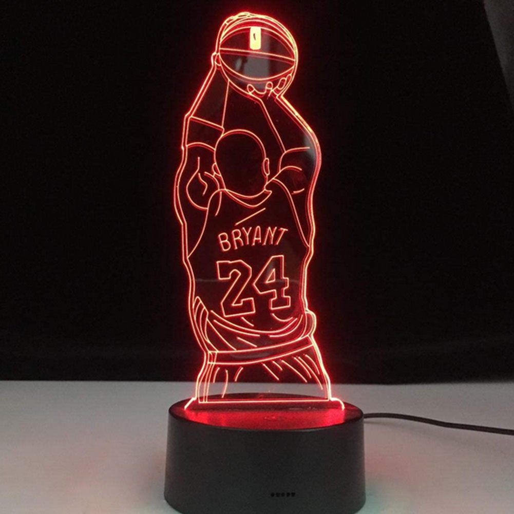 

Basketball Sports LED Touch Control Bryant Memorial-3D Night Light, 501 Original