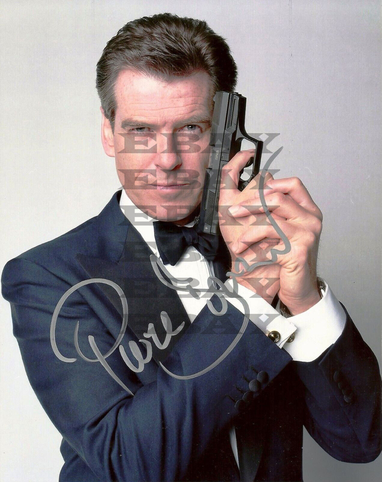 PIERCE BROSNAN as JAMES BOND Autographed Signed 8x10 Photo Poster painting Reprint