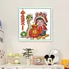 Snake-14CT Stamped Cross Stitch 47*47cm/18.5*18.5in tapestrymarket