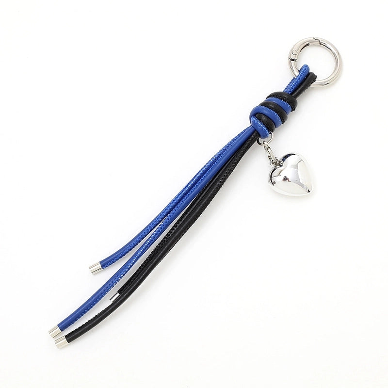 IG Style Color Block Heart Shape Pu Leather Bag Pendant