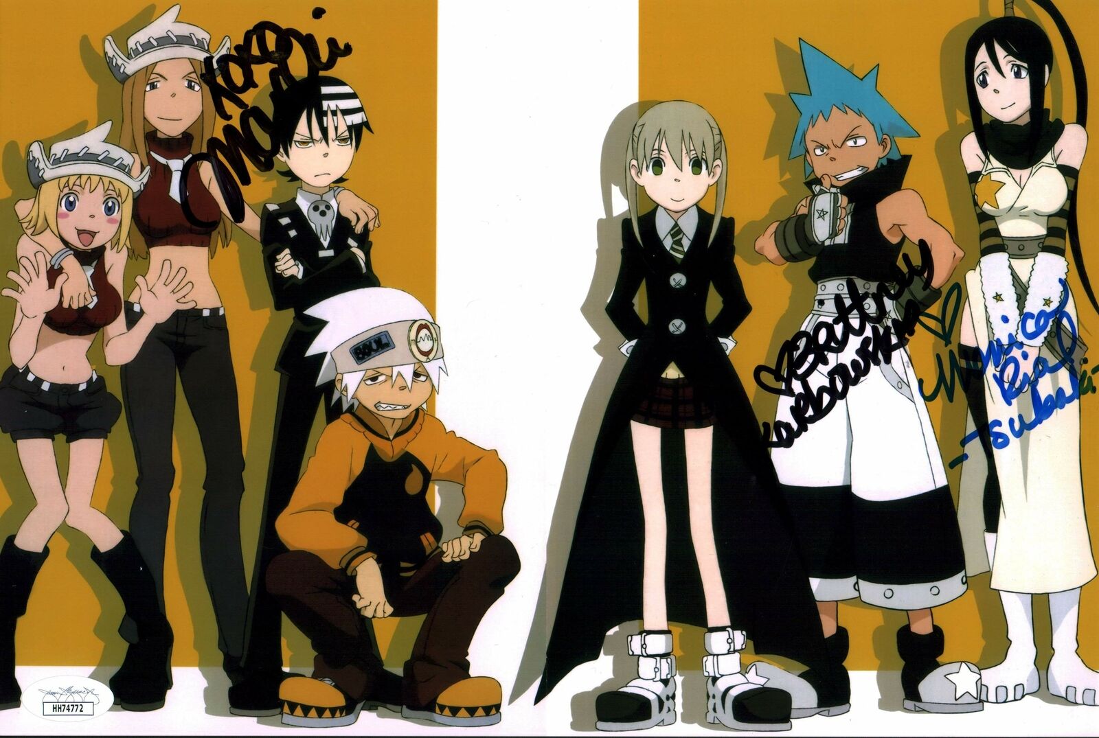 Soul Eater 8x12 Photo Poster painting Signed Autograph Rial Karbowski Marchi JSA Certified COA
