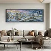 Seaside Christmas Town-14CT Stamped Cross Stitch Egyptian Cotton 117*46cm/46.06*18.11in(Big Size) tapestrymarket
