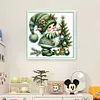 Christmas Tree Gnome-11CT Stamped Cross Stitch 40*40cm/15.75*15.75in tapestrymarket