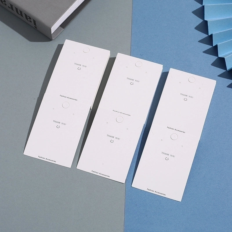 200 Pieces Minimalist Letter Transparent Paper Jewelry Packaging Bags