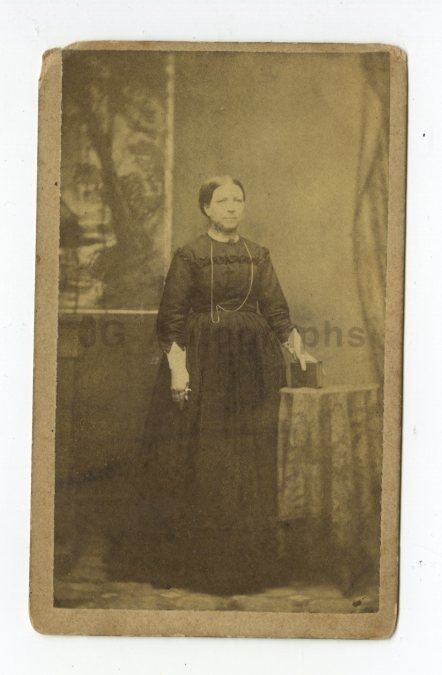 19th Century Fashion - 19th Century Carte-de-visite Photo Poster painting - Belfast, N. Ireland