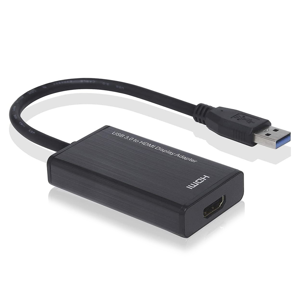 

USB 3.0 to HDMI-compatible Adapter USB A Male to HDMI-compatible Female for PC HDTV Projector, 501 Original