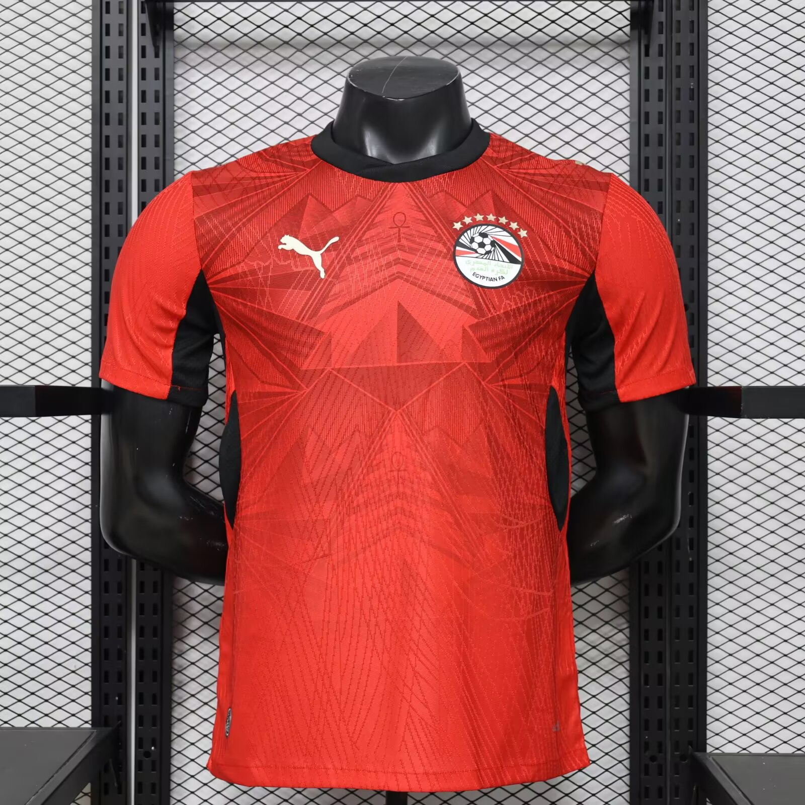 2026 Player Version Egypt Home Football Jersey（The player version jersey is a bit tight, please pay attention to the size selection）