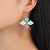 12 paires g&eacute;om&eacute;trique circulaire double face - 5d bricolage boucles d&rsquo;oreilles