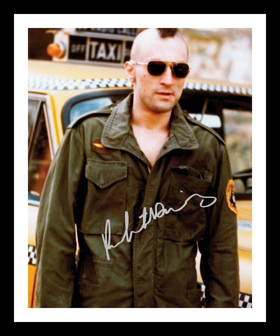 Robert De Niro Autograph Signed & Framed Photo Poster painting