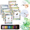 Watercolor Workbook 12 Colors Watercolor Paint Set with Paint Brush for Beginner