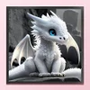 Dragon-11CT Stamped Cross Stitch 40*40cm