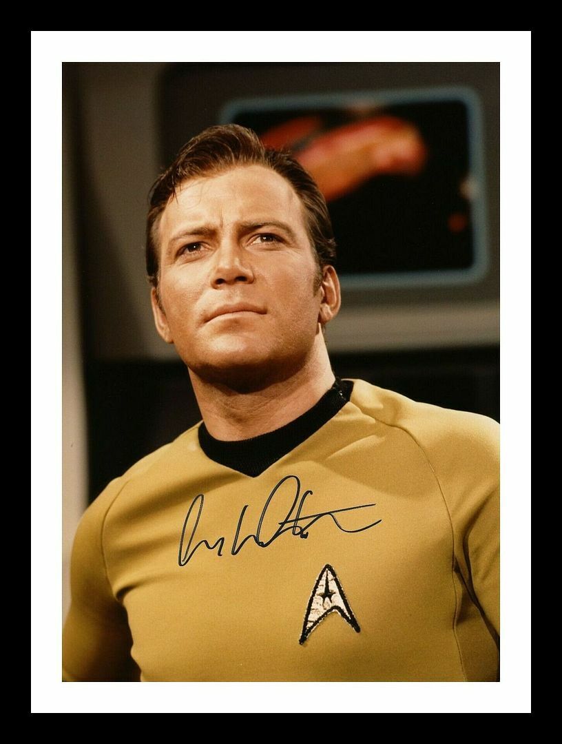 William Shatner - Star Trek Autograph Signed & Framed Photo Poster painting 2