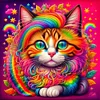 Diamond Painting-DIY Full Round Drill Cat