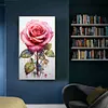 (Big Size)Texture Rose-Paint by Numbers Acrylic Painting 40*70CM