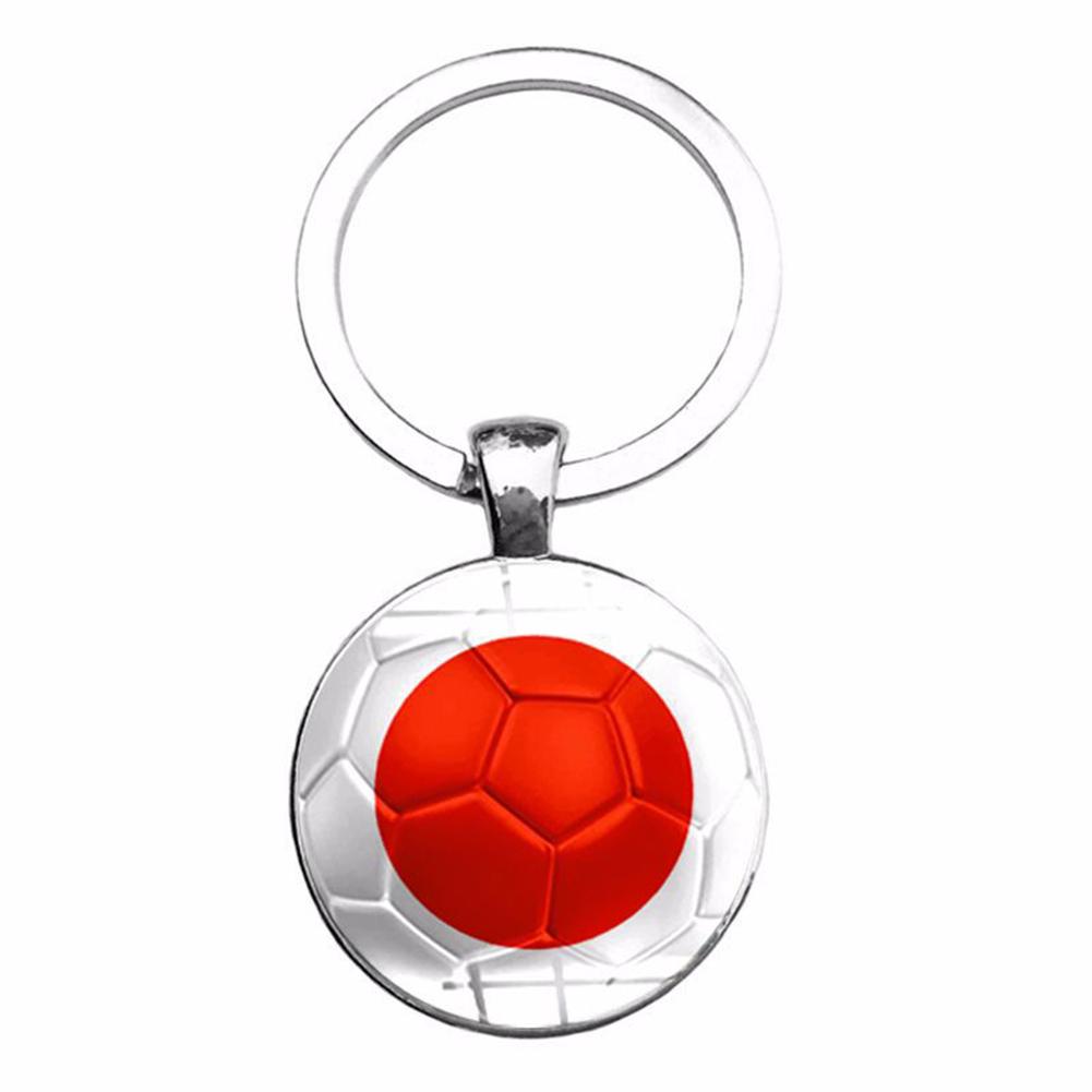 

World Cup Souvenirs National Flag Keychain Holder Car Key Ring Gift, Japan, 501 Original