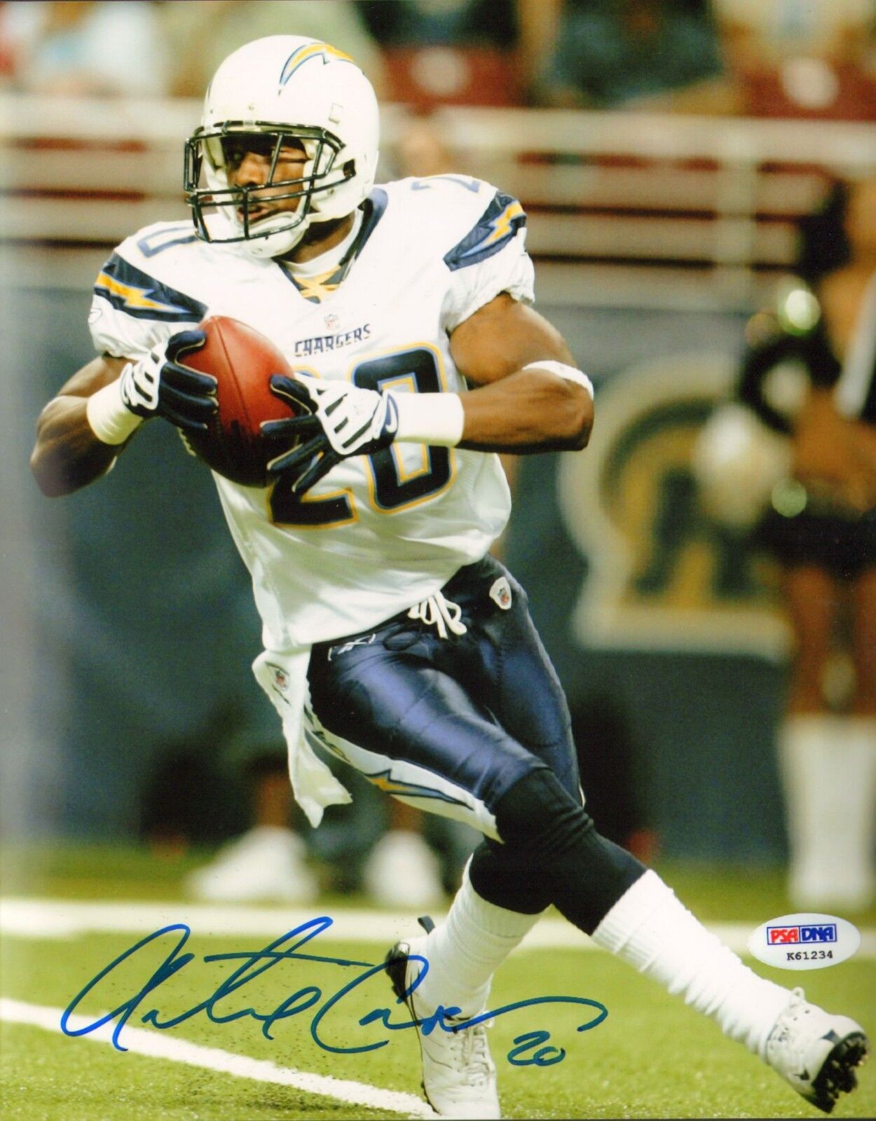 Antoine Cason Signed Chargers Football 8x10 Photo Poster painting PSA/DNA COA Autograph Picture