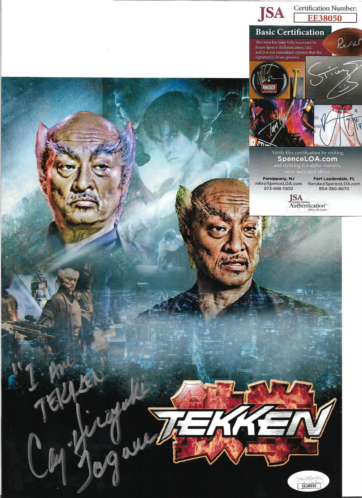 Cary-Hiroyuki Tagawa Signed 8x10 Photo Poster painting Autograph, Tekken, Heihachi, JSA COA