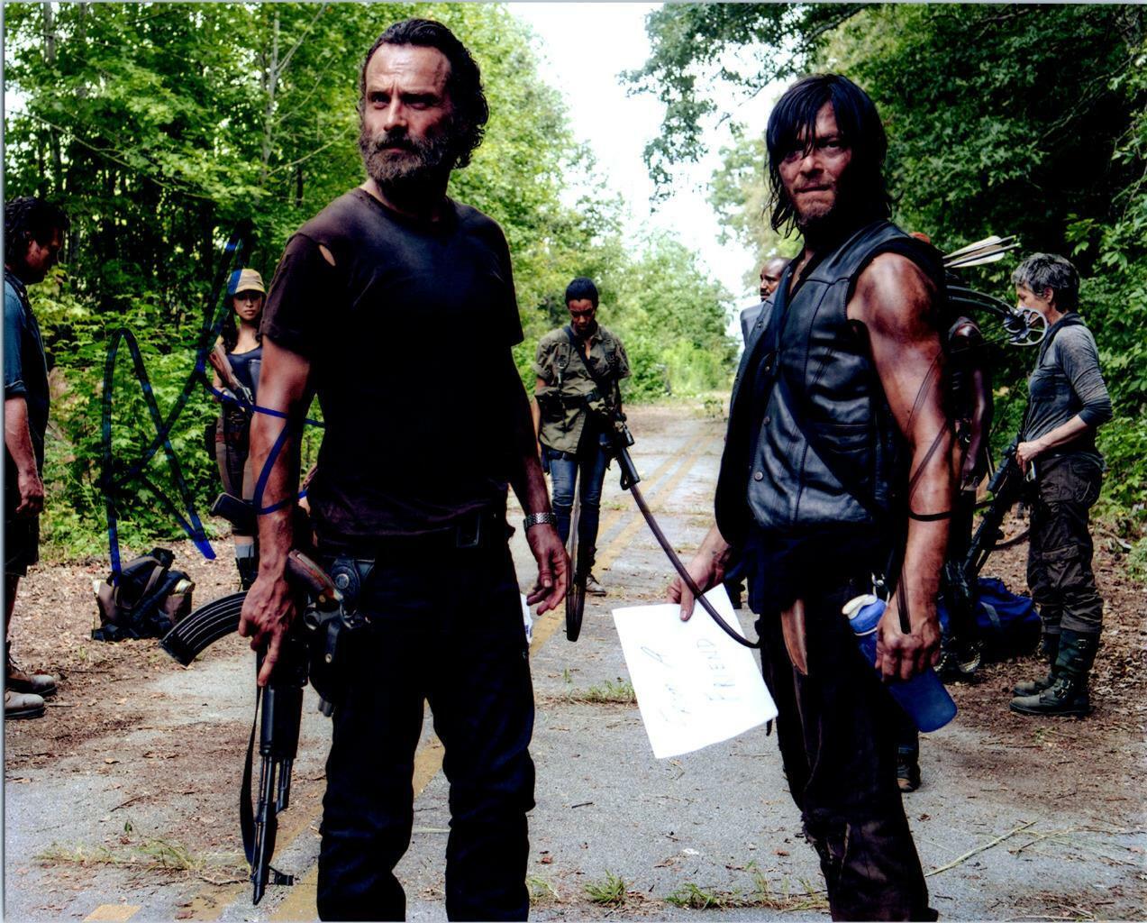 Norman Reedus Andrew Lincoln signed 8x10 Photo Poster painting autographed Picture Pic and COA