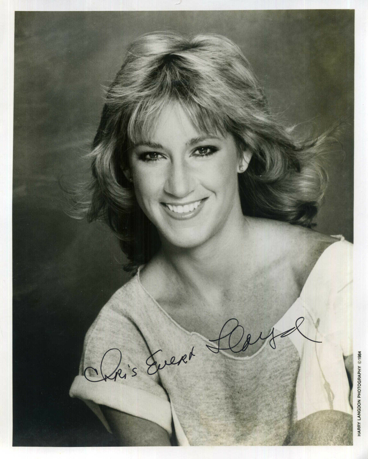 CHRIS EVERT-LLOYD Signed Photo Poster paintinggraph - American Tennis Champion - Preprint