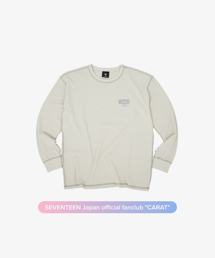 SEVENTEEN Right Here Japan Long Sleeve White T-Shirt officialsvtshop