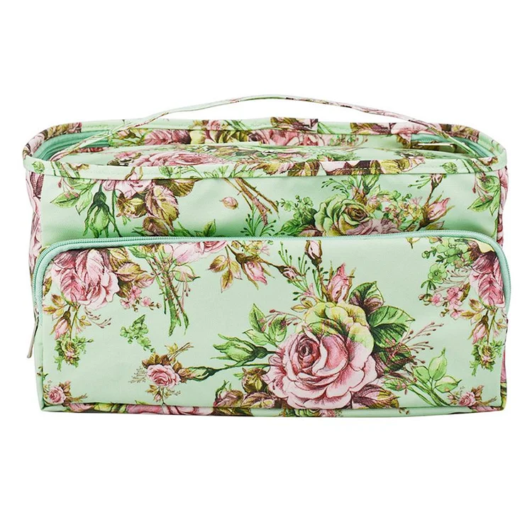 Oxford Top-Handle Handbag Colourful DIY for Daily Shopping Travel (square bag)