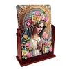 (US Only)Praying Lady Special Shape Diamond Painting Mirror Table Top Diamond Mirror Kit