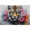 (US Local)Tiger-14CT Stamped Cross Stitch Kit(62x44cm)